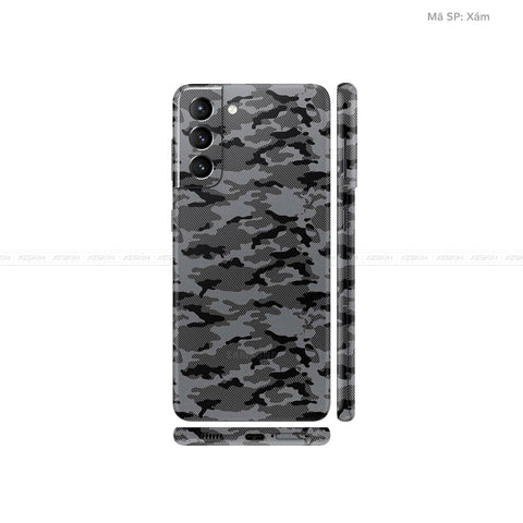 Dán Skin Galaxy S21 Series Vân Camo Urban Xám | UVPT08