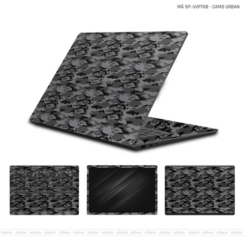 Dán Skin Laptop Gigabyte Vân Nổi Camo Urban | UVPT08