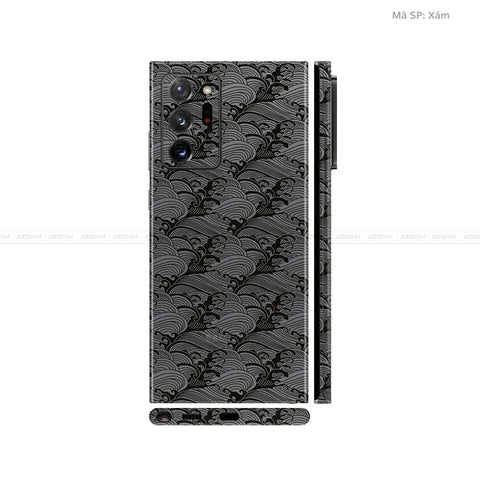 Dán Skin Galaxy Note 20 Series Vân Pattern Wave Xám | UVPT09