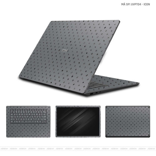 Dán Skin Laptop Xiaomi Vân Nổi ICON | UVPT04