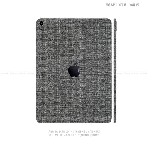 Dán Skin IPad Mini Series Vân Vải Xám | UVPT15