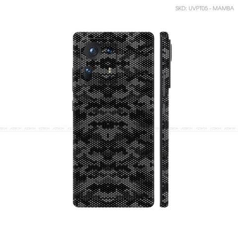 Dán Skin Điện Thoại Xiaomi Mi Mix Series Vân Nổi Mamba Xám | UVPT05