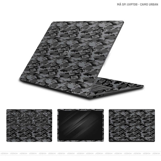 Dán Skin Laptop Xiaomi Vân Nổi Camo Urban | UVPT08