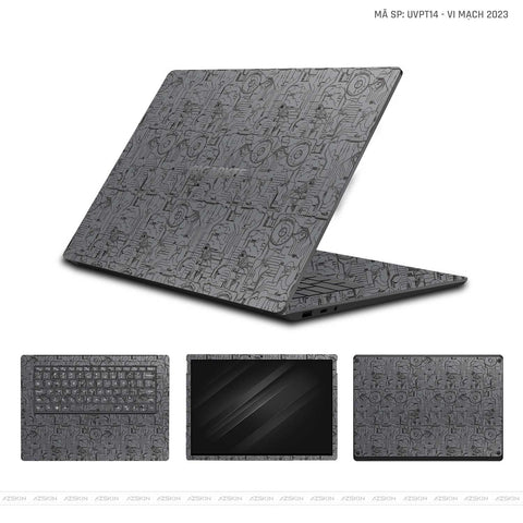 Dán Skin Laptop Gigabyte Vân Nổi Vi Mạch 2023 | UVPT14