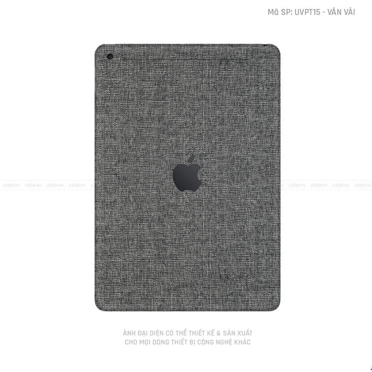 Dán Skin IPad Gen Series Vân Vải Xám | UVPT15