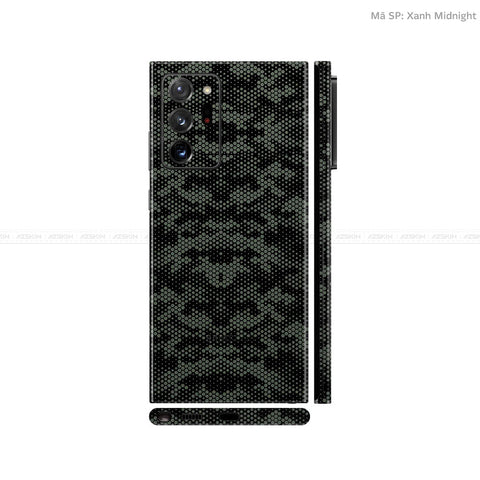 Dán Skin Galaxy Note 20 Series Vân Mamba Xanh | UVPT05