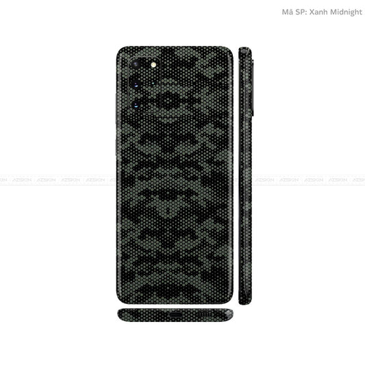Dán Skin Galaxy S20 Series Vân Mamba Xanh | UVPT05
