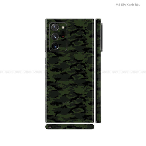 Dán Skin Galaxy Note 20 Series Vân Camo Urban Xanh | UVPT08