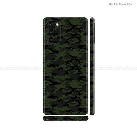 Dán Skin Galaxy Note 20 Series Vân Camo Urban Xanh | UVPT08