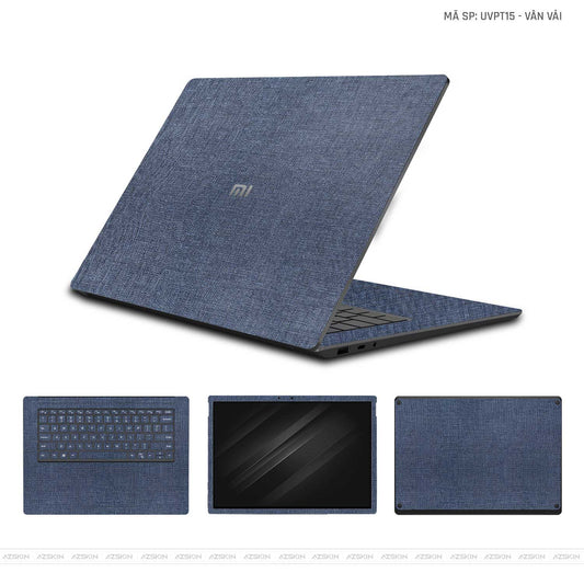 Dán Skin Laptop Xiaomi Vân Nổi Vân Vải | UVPT15
