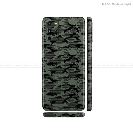 Dán Skin Galaxy S20 Series Vân Camo Urban Xanh | UVPT08