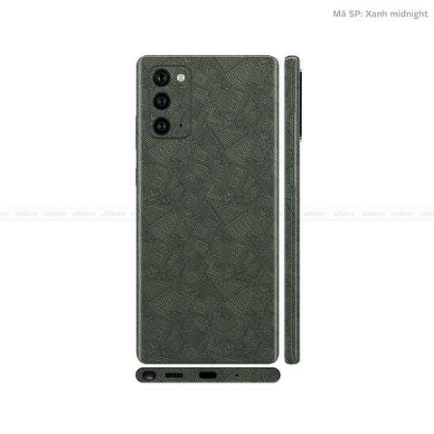 Dán Skin Galaxy Note 20 Series Vân Pattern AZ Xanh | UVPT06