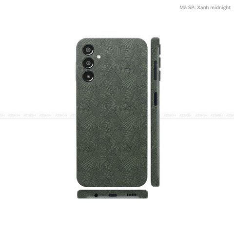 Dán Skin Galaxy A Series Vân Pattern AZ Xanh | UVPT06