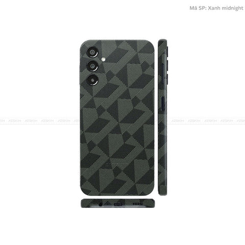 Dán Skin Galaxy A Series Vân Nordic Xanh | UVPT02