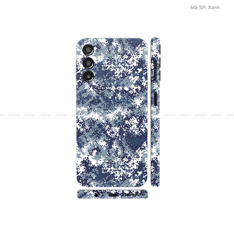 Dán Skin Galaxy A Series Vân Camo Digital Xanh | UVPT11