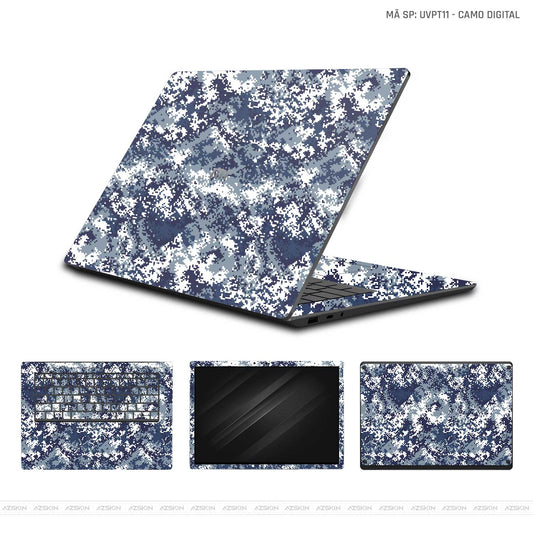 Dán Skin Laptop Xiaomi Vân Nổi Camo Digital | UVPT11