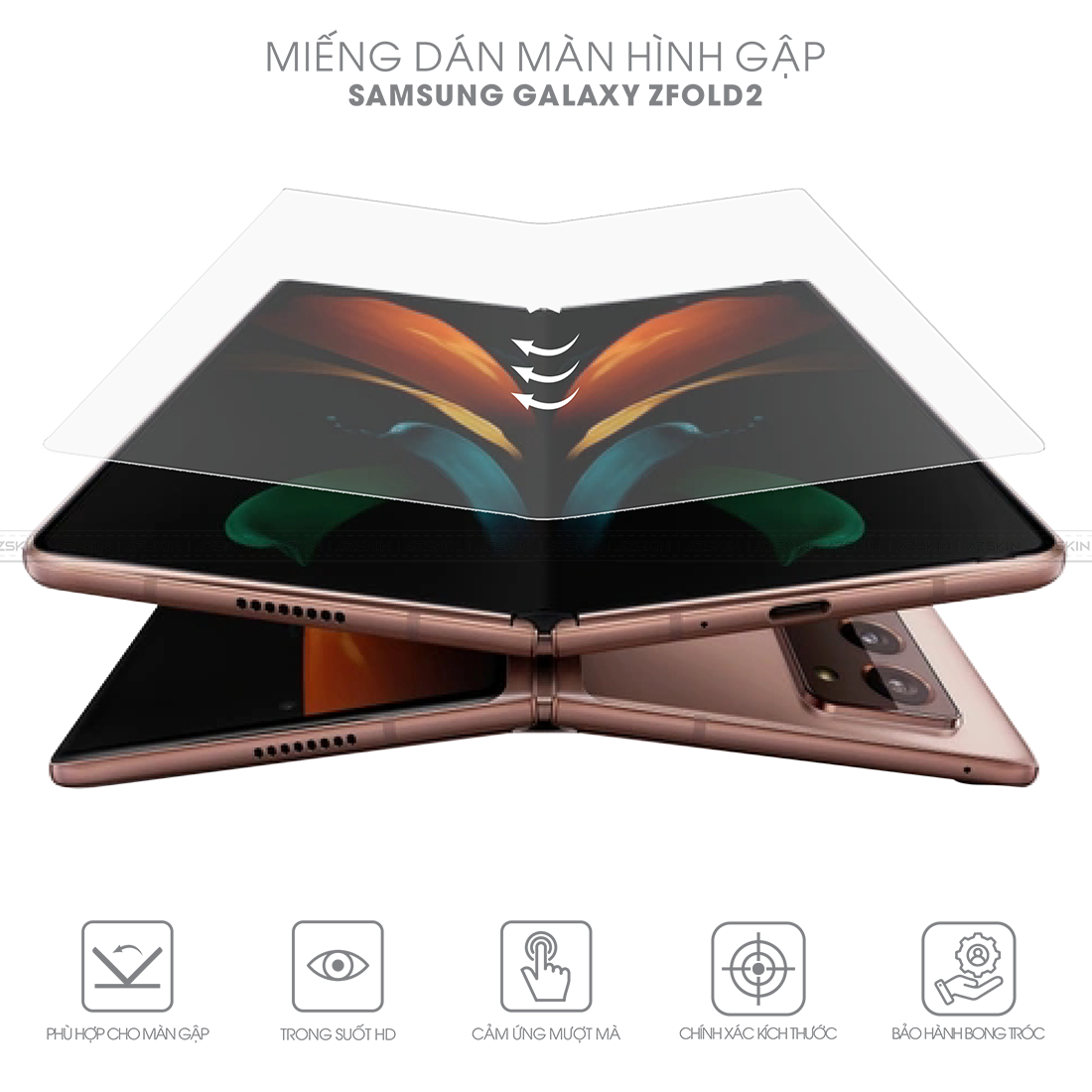 Dán màn hình điện thoại Samsung Z Fold 2