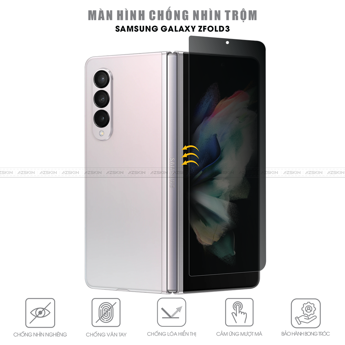 Miếng dán màn hình chống nhìn trộm cho Z Fold3