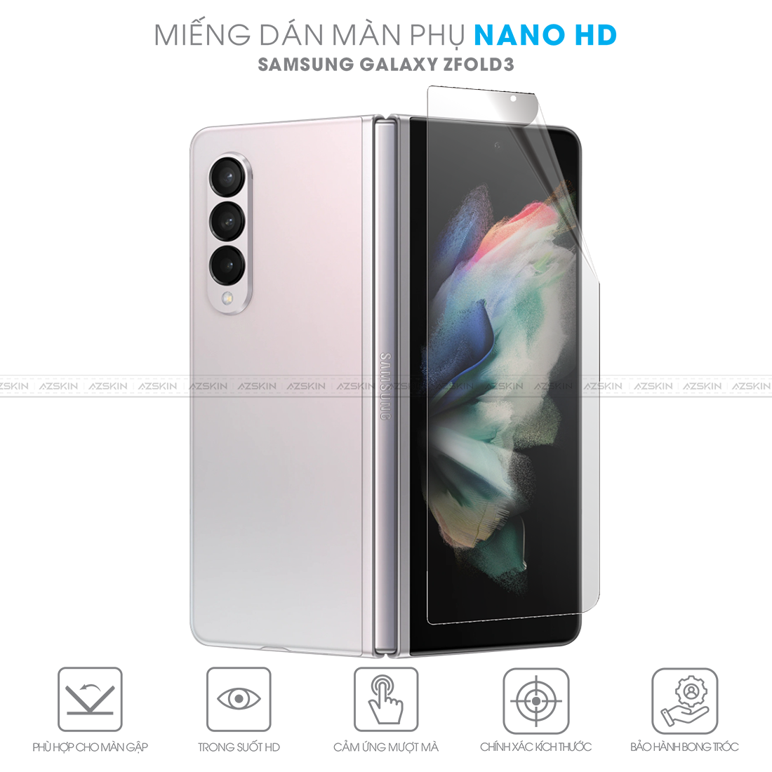 Miếng dán màn hình Nano HD cho Z Fold3