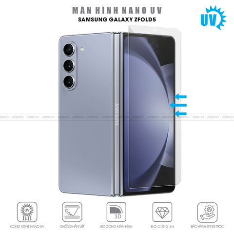 Miếng dán Nano UV cứng dán màn hình phụ Samsung Galaxy Z Fold 5