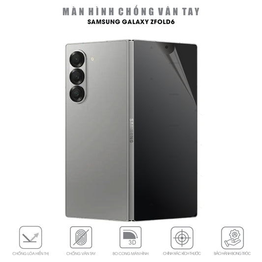 Miếng dán chống vân tay màn hình phụ Samsung Galaxy Z Fold 6