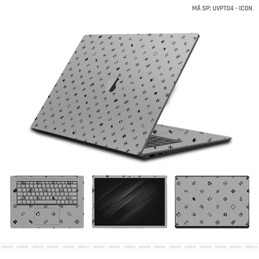 Dán Skin Macbook Vân Nổi ICON | UVPT04
