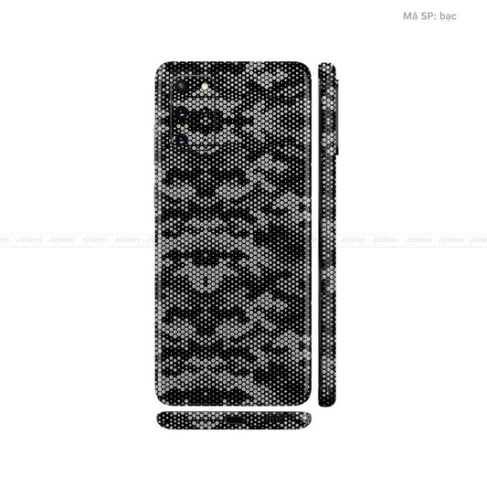 Dán Skin Galaxy S20 Series Vân Mamba Bạc | UVPT05