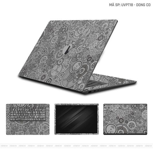 Dán Skin Macbook Vân Nổi Động Cơ | UVPT18