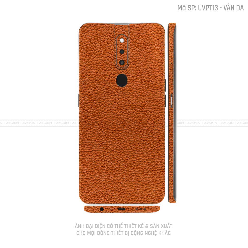 Miếng Dán Skin Điện Thoại OPPO F Series Vân Da Cam | UVPT13