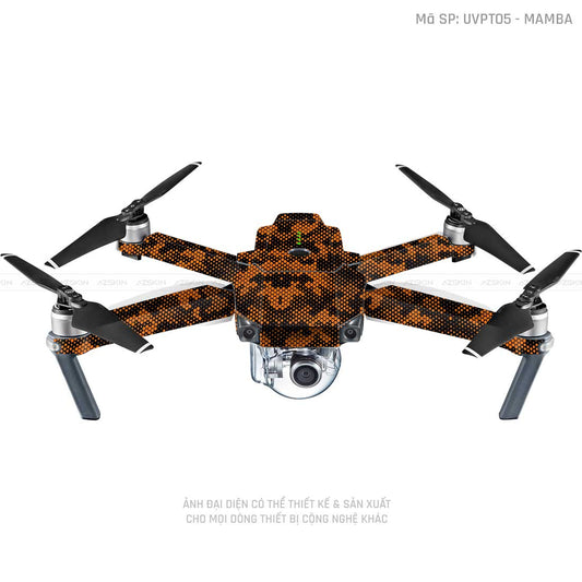 Dán Skin Flycam Vân Nổi Mamba Cam | UVPT05