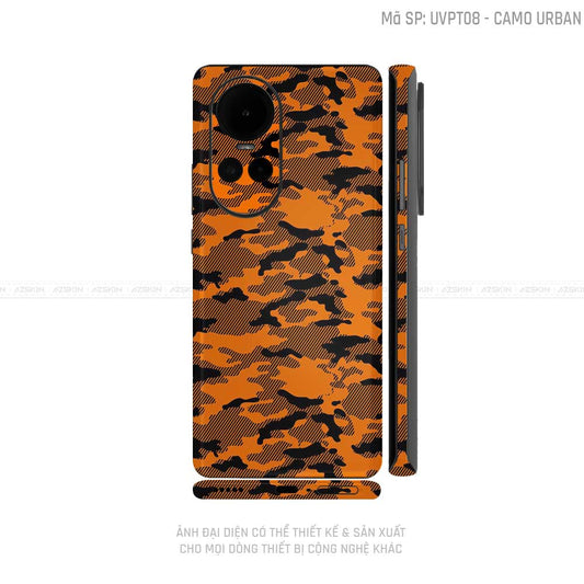 Dán Skin Điện Thoại OPPO Reno Series Vân Camo Urban Cam | UVPT08
