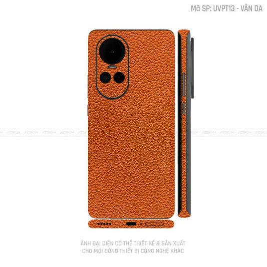 Dán Skin Điện Thoại OPPO Reno Series Vân Da Cam | UVPT13