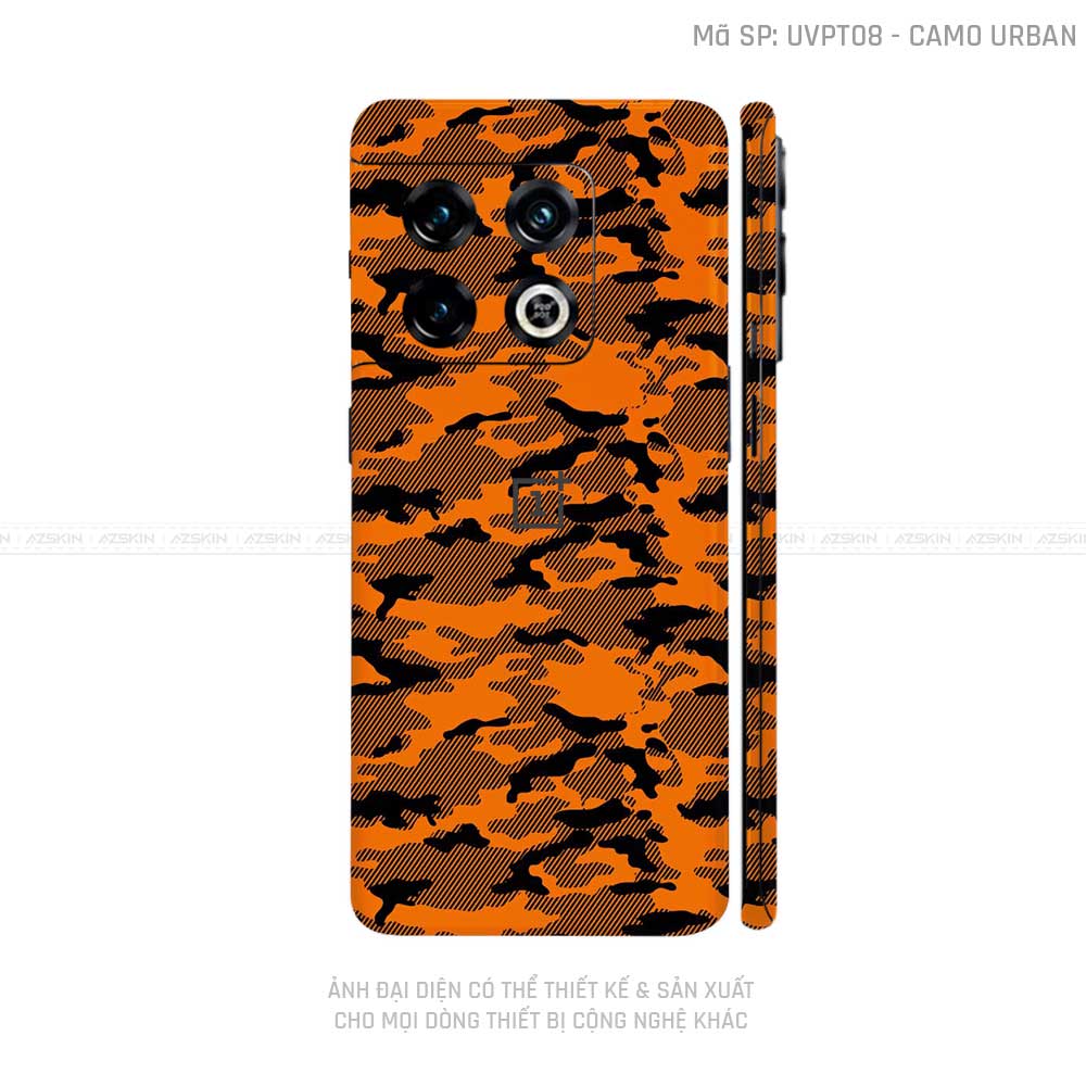 Dán Skin Oneplus 10 Series Vân Camo Urban Cam | UVPT08