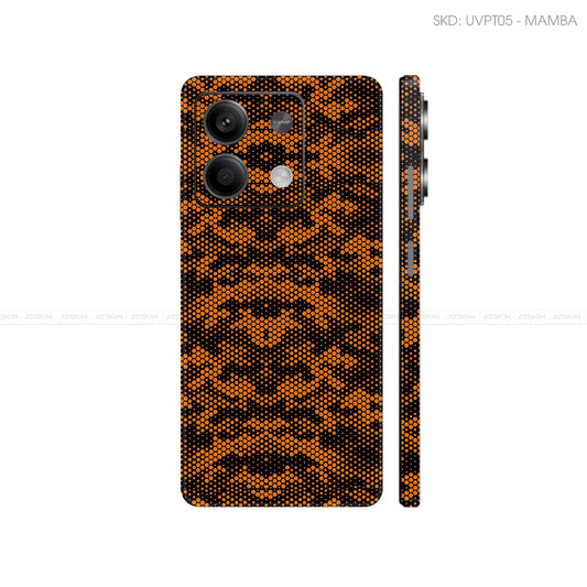 Dán Skin Điện Thoại Xiaomi Redmi 13 Series Vân Nổi Mamba Cam | UVPT05
