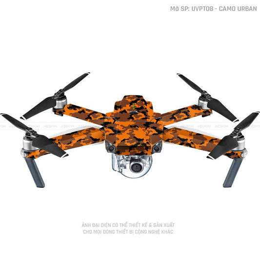 Dán Skin Flycam Vân Nổi Camo Urban Cam | UVPT08