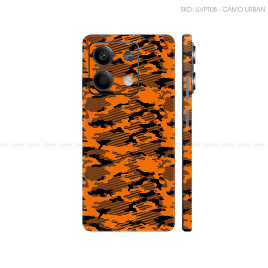 Dán Skin Điện Thoại Xiaomi Redmi 13 Series Vân Nổi Camo Urban Cam | UVPT08