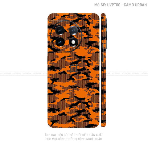 Dán Skin Oneplus Ace Series Vân Camo Urban Cam | UVPT08