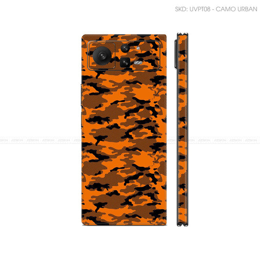 Dán Skin Điện Thoại Xiaomi Mix Fold Series Vân Nổi Camo Urban Cam | UVPT08