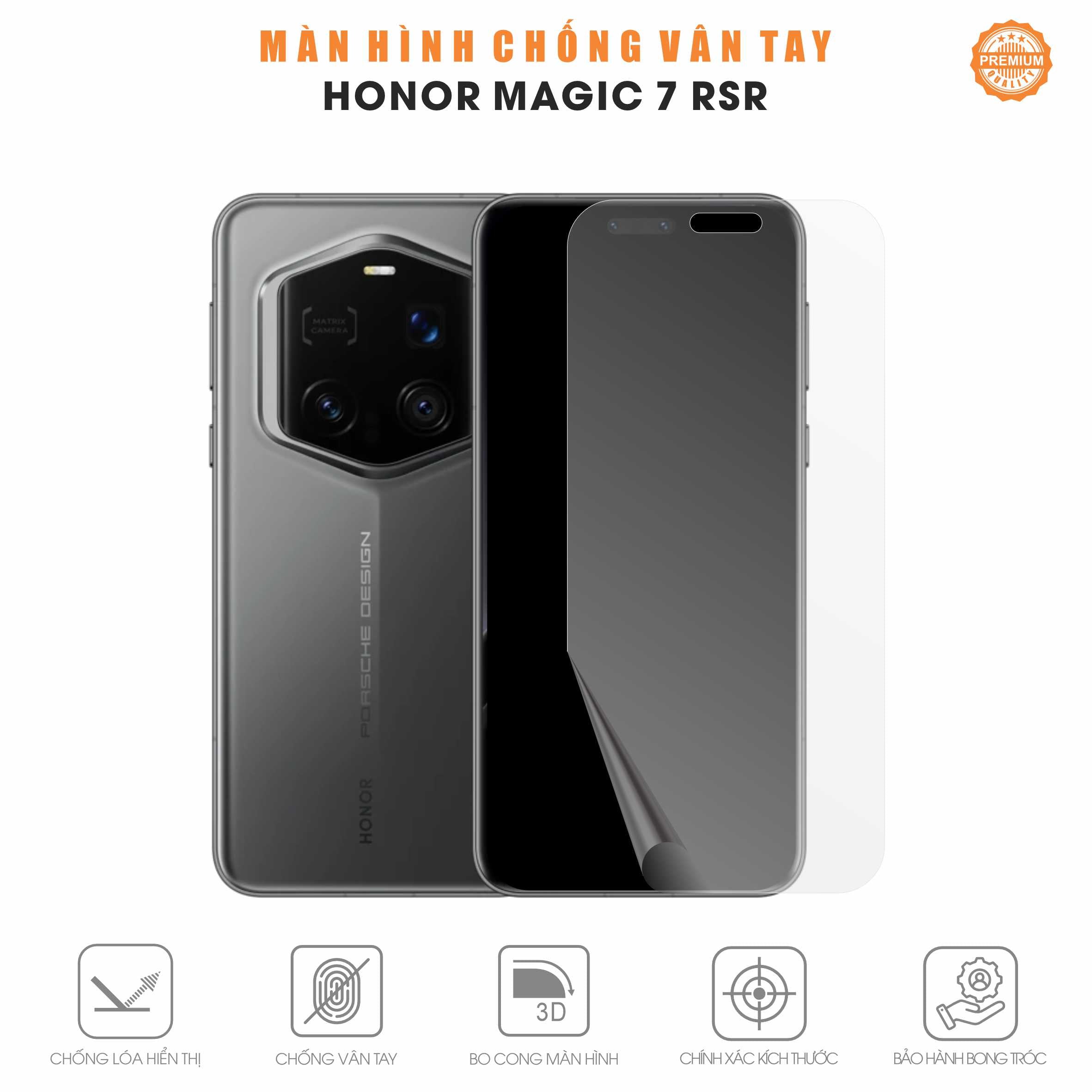 Miếng Dán Màn Hình Chống Vân Tay Honor Magic 7 RSR