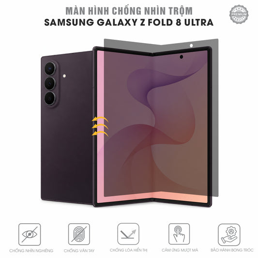 Miếng Dán Chống Nhìn Trộm Samsung Galaxy Z Fold 8 Ultra Full Màn Hình Gập
