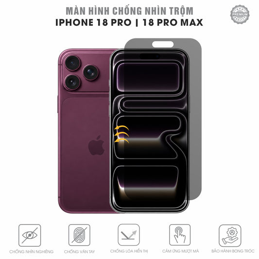 Miếng Dán Chống Nhìn Trộm Iphone 18 | Pro | Pro Max