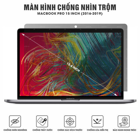 Miếng Dán Chống Nhìn Trộm Macbook Pro 2016-2019 15 INCH