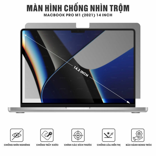 Miếng Dán Chống Nhìn Trộm Macbook Pro M1 2021 14 inch