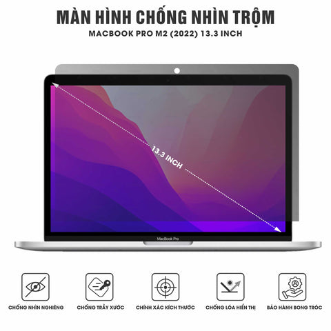 Miếng Dán Chống Nhìn Trộm Macbook Pro M2 13.3 inch 2022