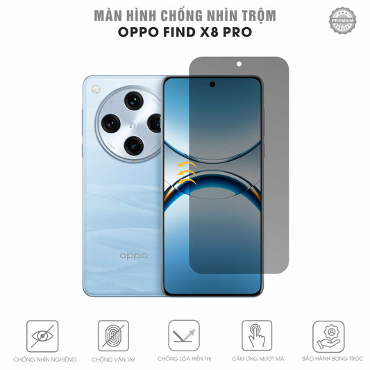 Miếng Dán Chống Nhìn Trộm Oppo Find X8 Pro