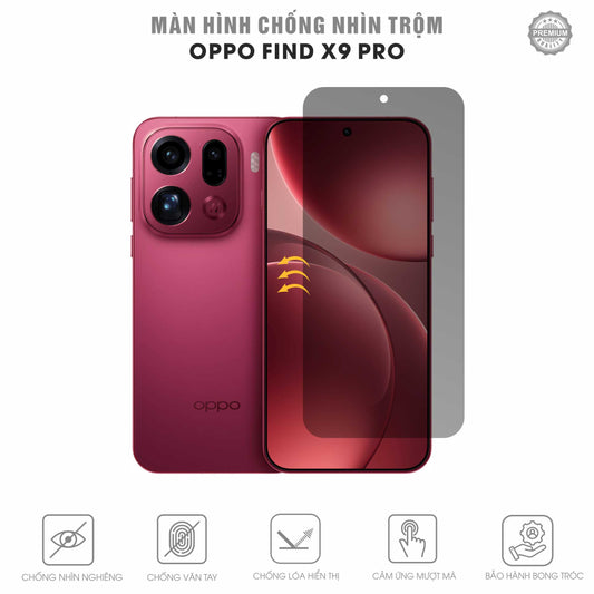Miếng Dán Chống Nhìn Trộm Oppo Find X9 Pro