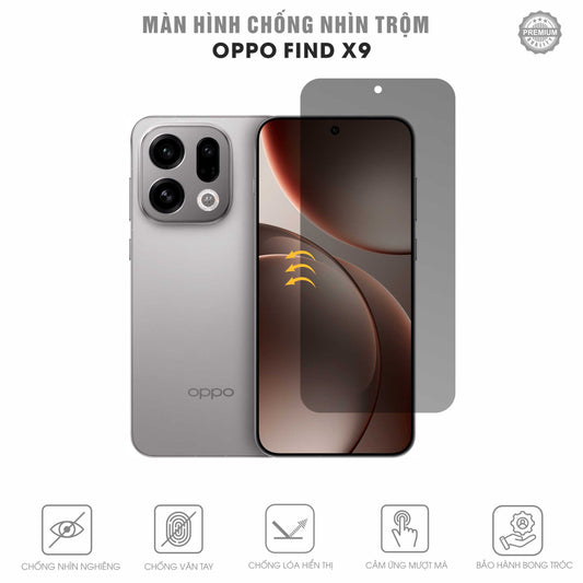 Miếng Dán Chống Nhìn Trộm Oppo Find X9