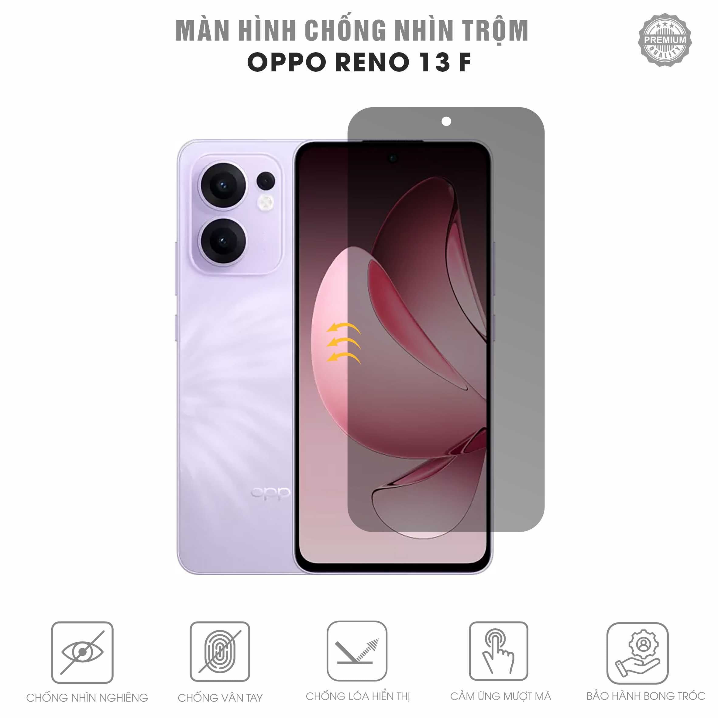 Miếng Dán Chống Nhìn Trộm Oppo Reno13 F