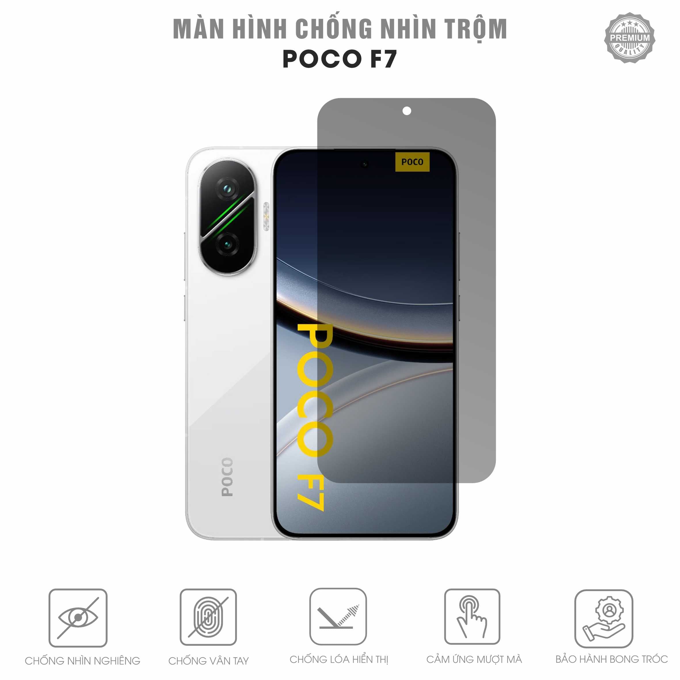 Miếng Dán Chống Nhìn Trộm Poco F7