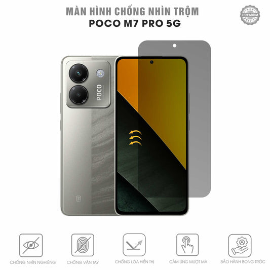 Miếng Dán Chống Nhìn Trộm Poco M7 Pro 5G